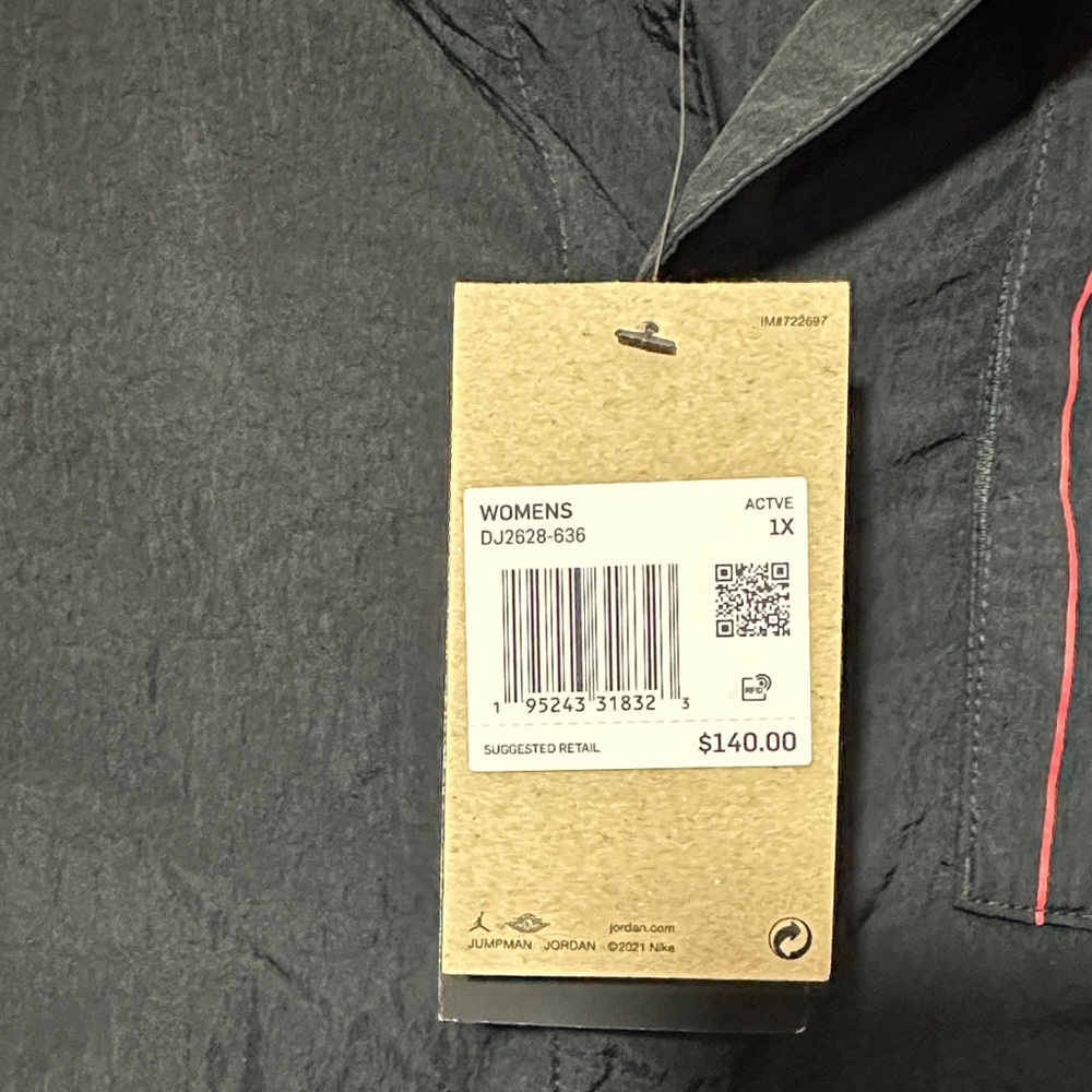Red and Black Jordan Jumper Women’s 1X - Picture 6 of 9